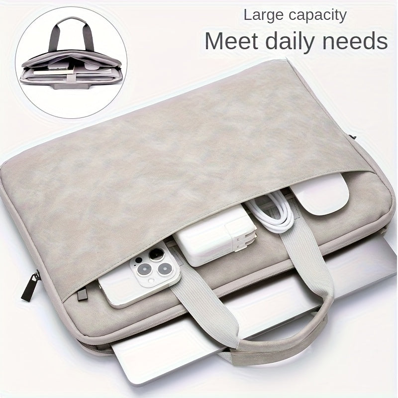 UrbanCarry PU Laptopväska – Elegant och Praktisk för Varje Arbetsdag
