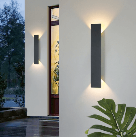 Vattentät LED Aluminium Utomhusvägglampa