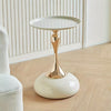 Ningqin Guld-Vit Sido Bord – Kompakt och Chic Design