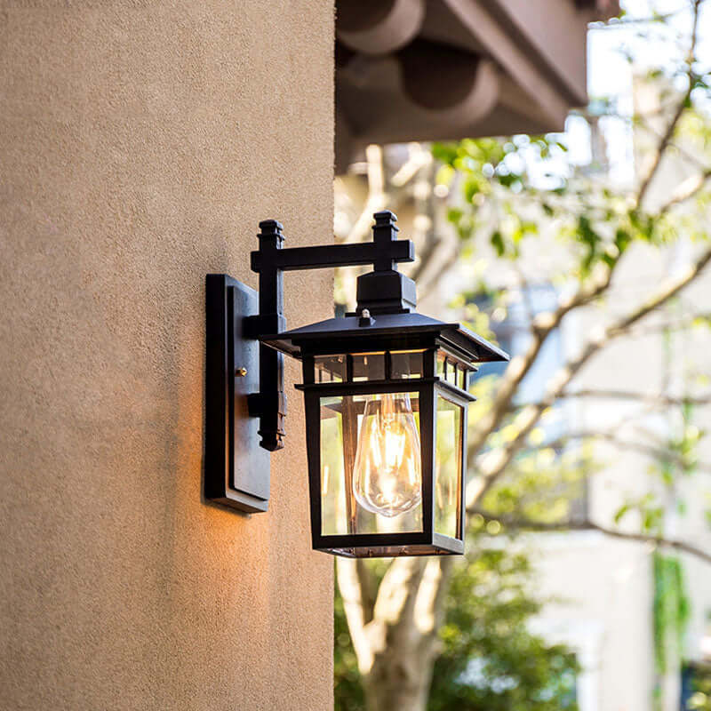 Modern Utomhus Vägglampa - Svart Design