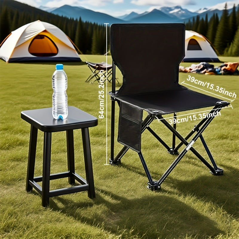 Fällbart Trädgårdssats med Bord och Stolar – Portabel för Camping och Grillning
