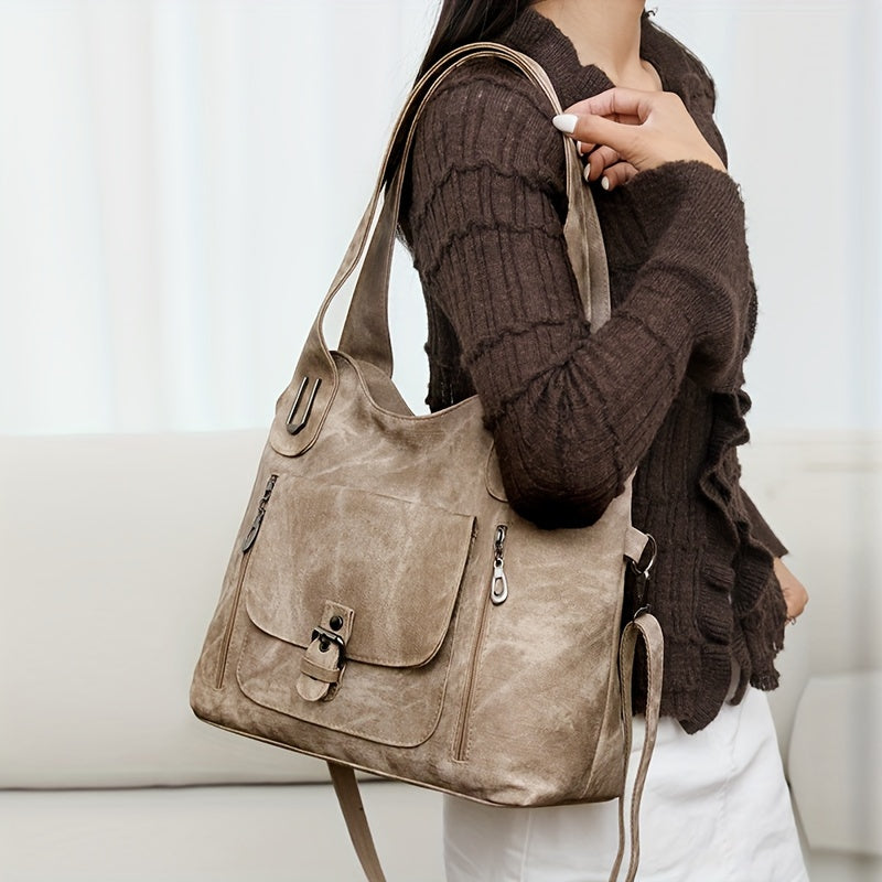 Vintage Chic Axelväska – Praktisk och Elegant