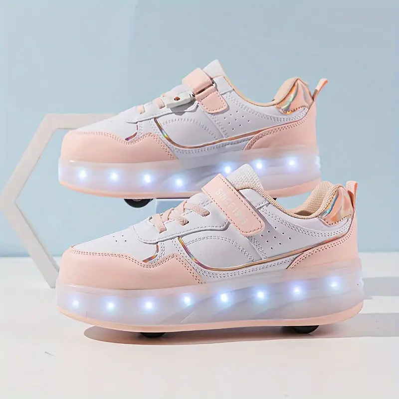 Glid i stil med Velo – Sneakers med hjul och upplysta sulor