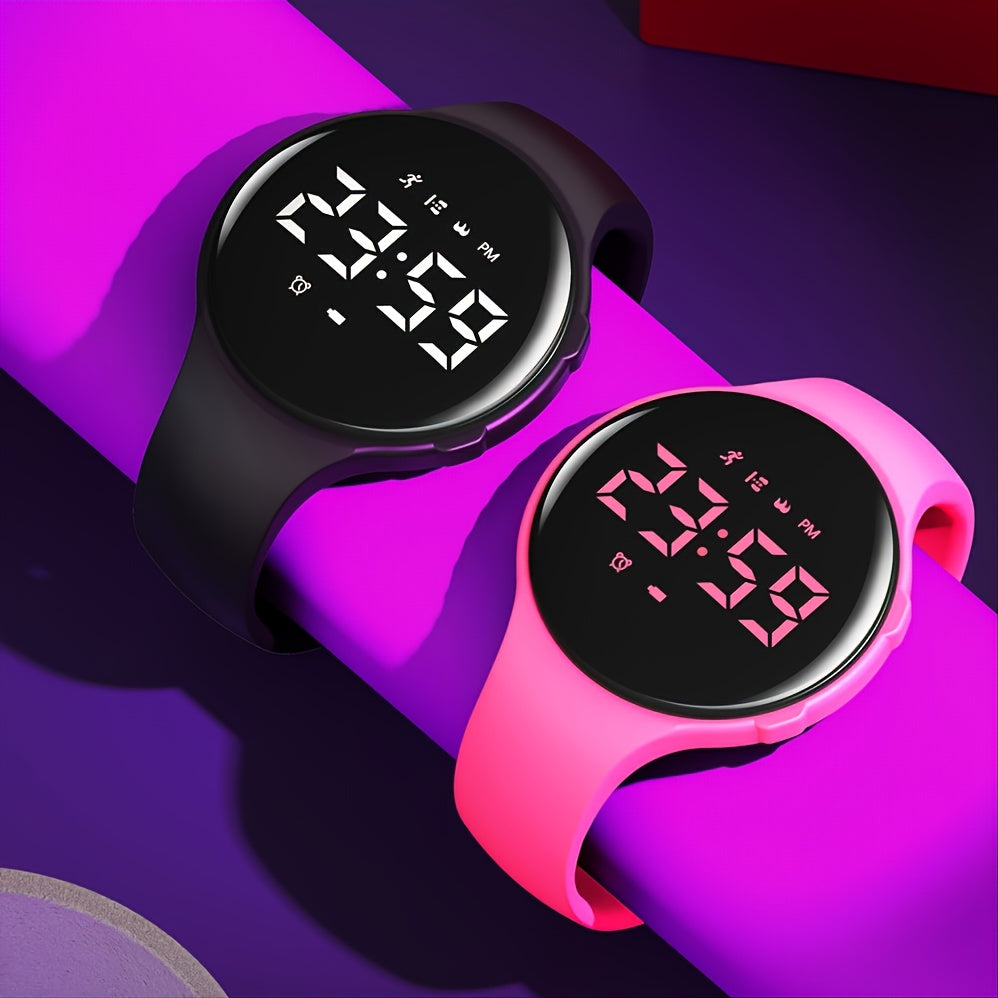 LED Digital Pedometer Klocka med Vibrerande Alarm – Fitness Tracker för Barn