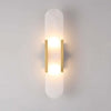 Modern Vägglampa - Alabaster & Metall