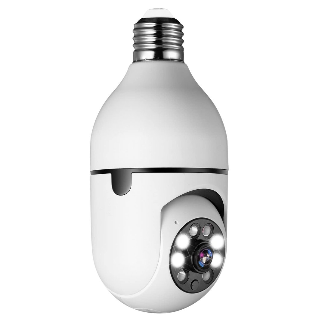 VigilPro Lamp Säkerhetskamera | Nattvision, rörelsespårning och smartphonekontroll