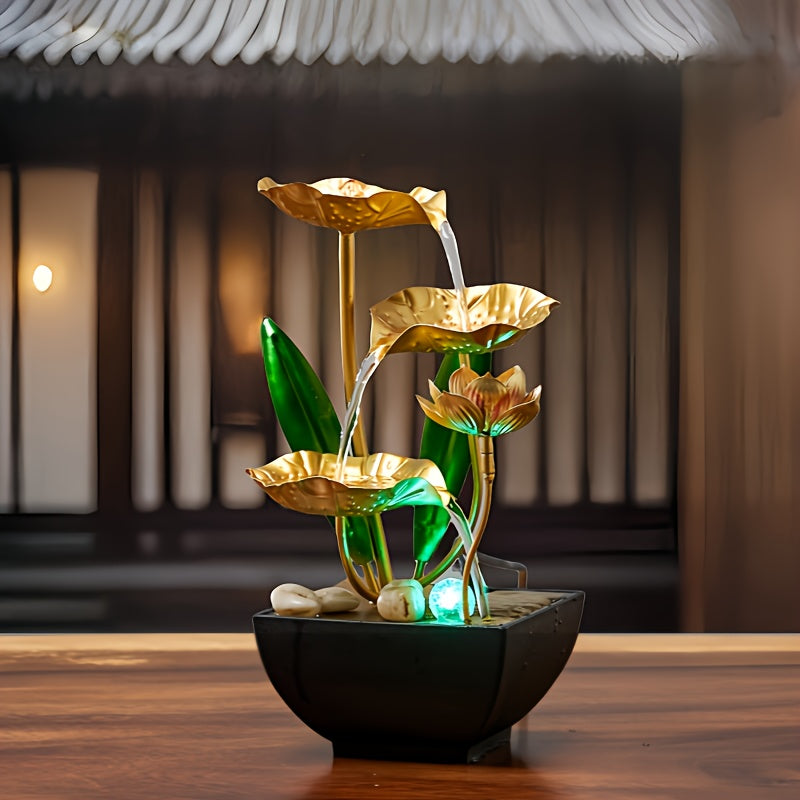 Lugn Lotus Inomhusfontän – Avkopplande och Atmosfärisk