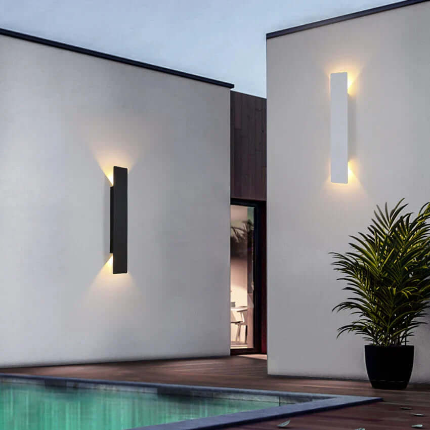 Vattentät LED Aluminium Utomhusvägglampa