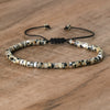 Flätad Armband med 2.4 mm Naturstenpärlor – Seraphina