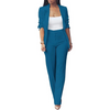 Trendy Dam Blazer Set - Quina