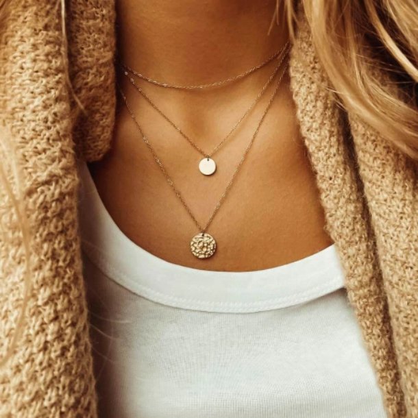 Stilren Flerskikts Halsband – Aurora