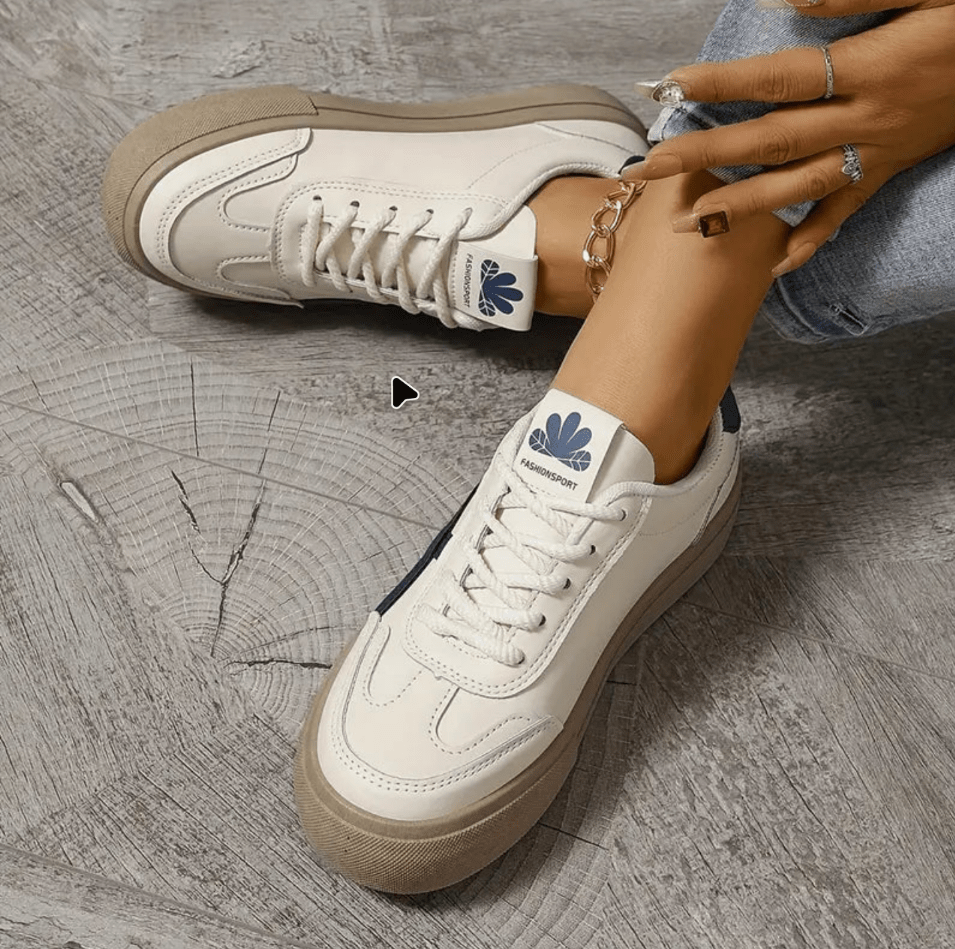 Ortopediska Dam Sneakers | Trendiga & Bekväma