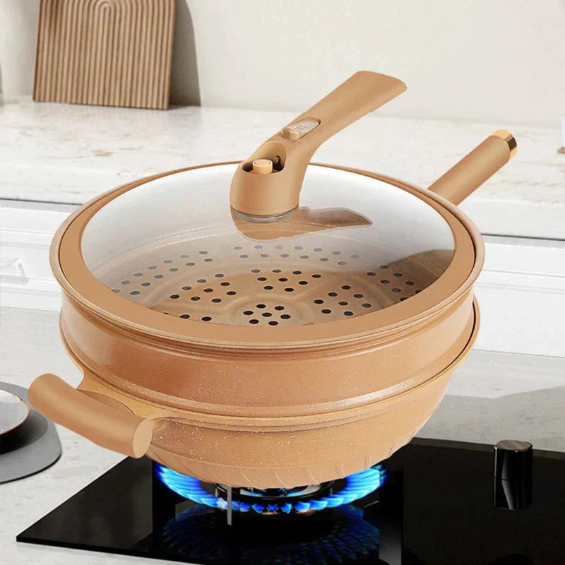 Mångsidig Wokpanna med Non-stick Beläggning - CookFlex
