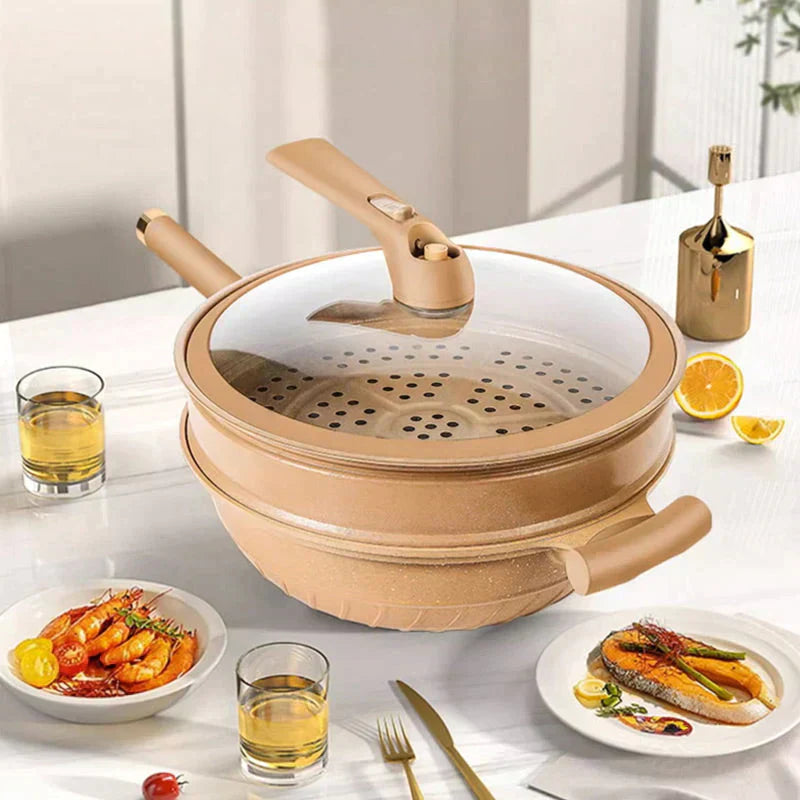 Mångsidig Wokpanna med Non-stick Beläggning - CookFlex