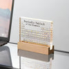 LuxaScience Periodiska Systemet | Stilfull 3D Akryl Display med Äkta Element