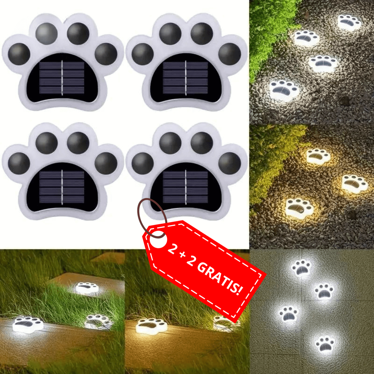 Solenergi LED Trädgårdslampor - Stämningsfulla