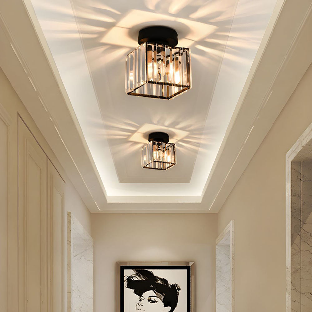 Modern Kristalltaklampa – CrystalGlow