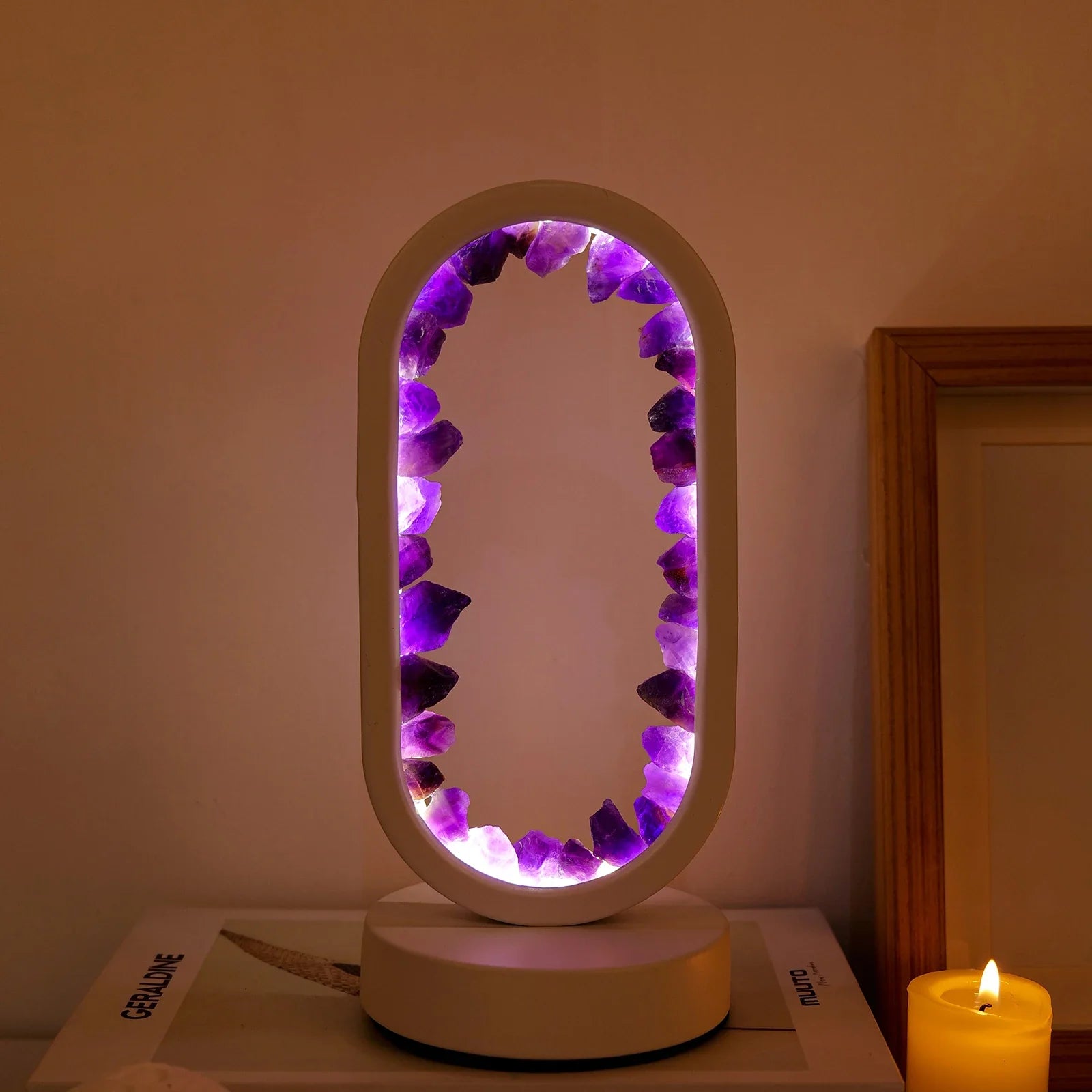 Handgjord Ametistlampa - Serenith