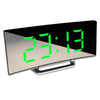 Kurvad LED Digital Väckarklocka med Modern Design – LumiCurve