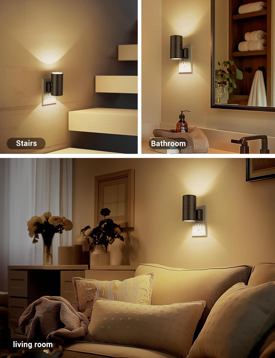 Luma Sense LED Nattlampa – Dimbar Stämningsbelysning för Hemmet