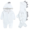 Höstlig Babybody med Dinosauriehuva – Höstmagi DinoDream Body