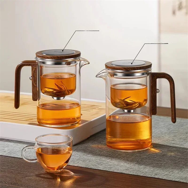 Glas Teapot med Avancerad Filtrering - TeaSphere