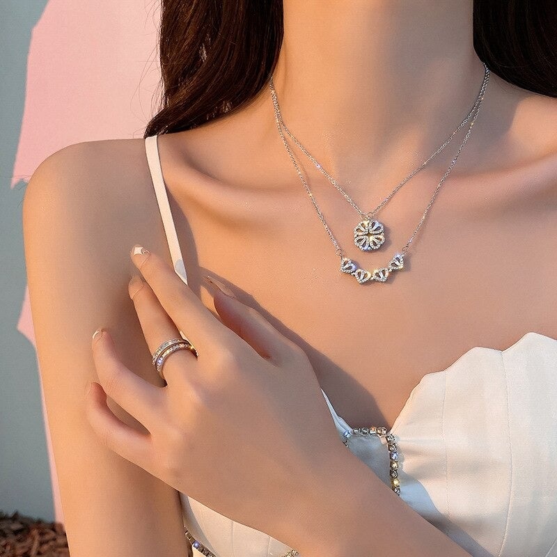 RadiantBond Evig Halsband | Lyxigt justerbart halsband som symboliserar kärlek och välstånd