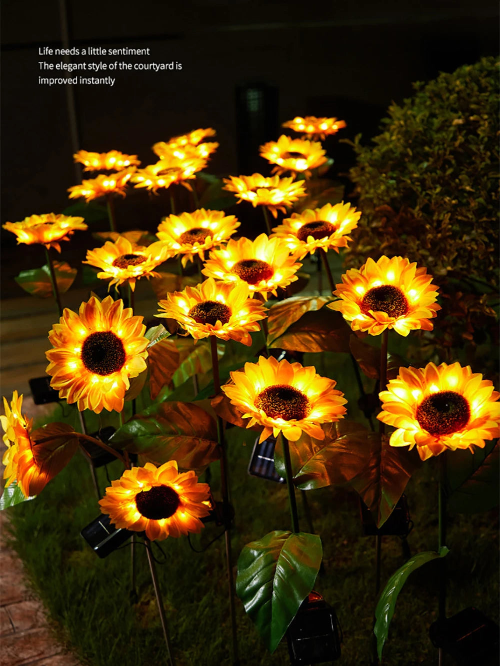Vattentät Solroslampa – SolarBloom