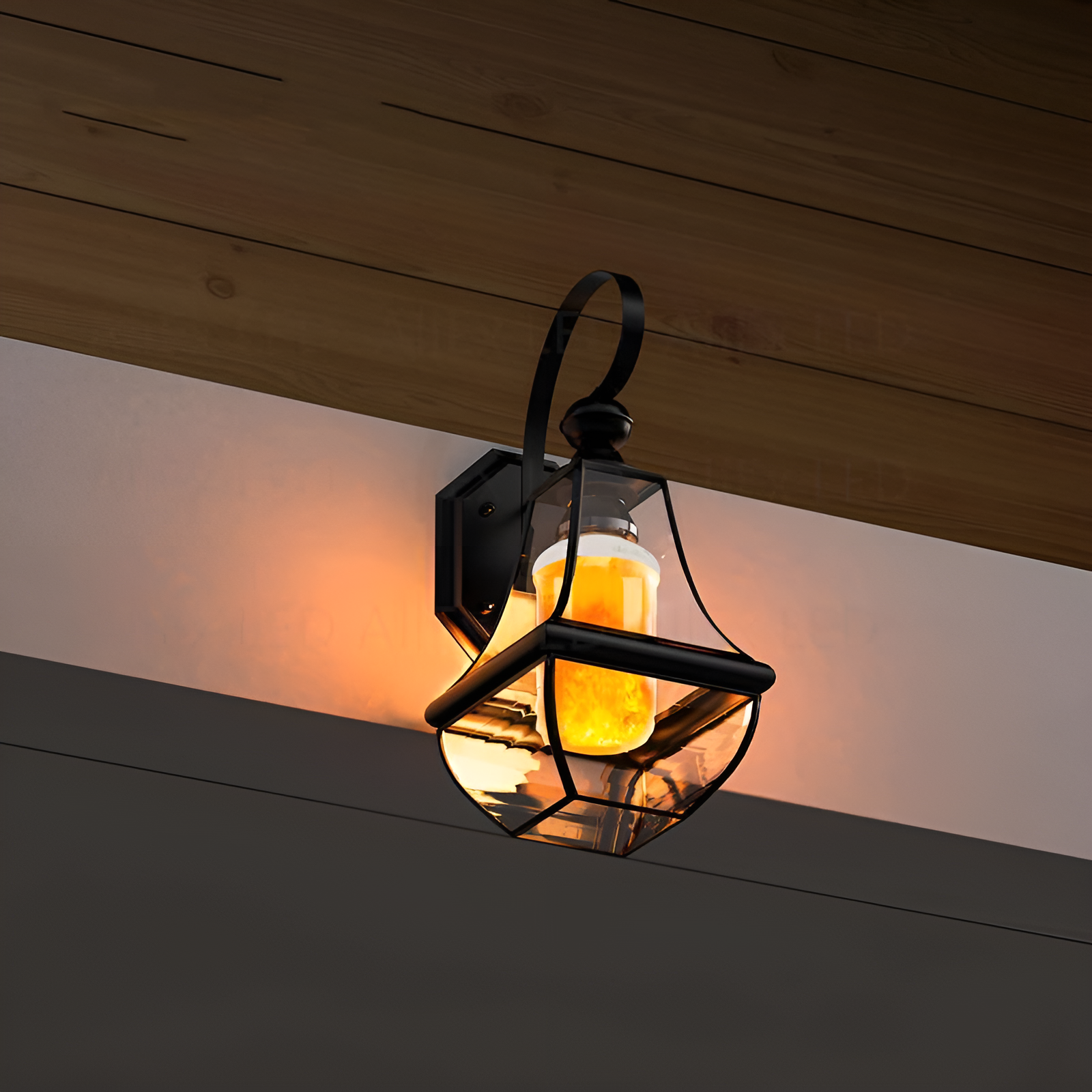 Flame Effect Lamp - 9W Simulerad Flamma Lampa