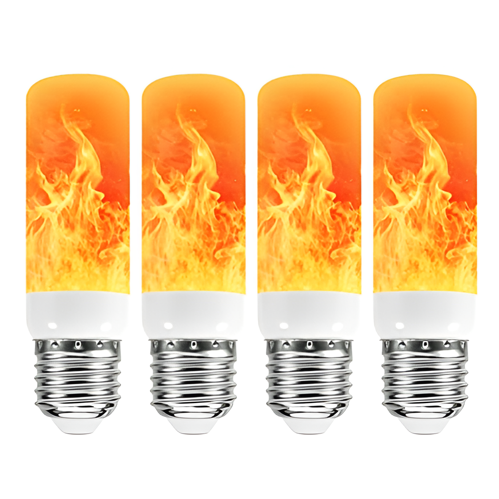 Flame Effect Lamp - 9W Simulerad Flamma Lampa