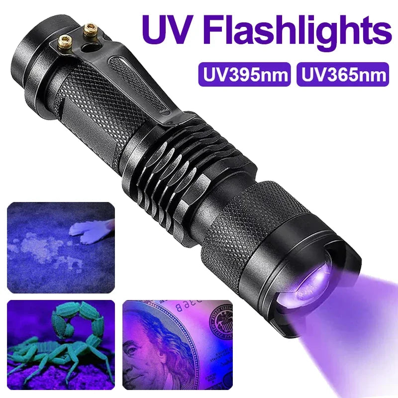 LED UV-lampa - Ultraviolet Inspektionslampa för Detektering av Husdjursurin och Fläckar