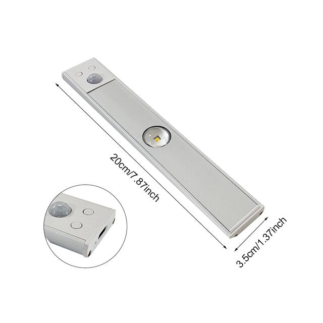 Trådlös LED Armatur | Rörelsesensor | Energibesparande