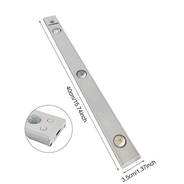 Trådlös LED Armatur | Rörelsesensor | Energibesparande