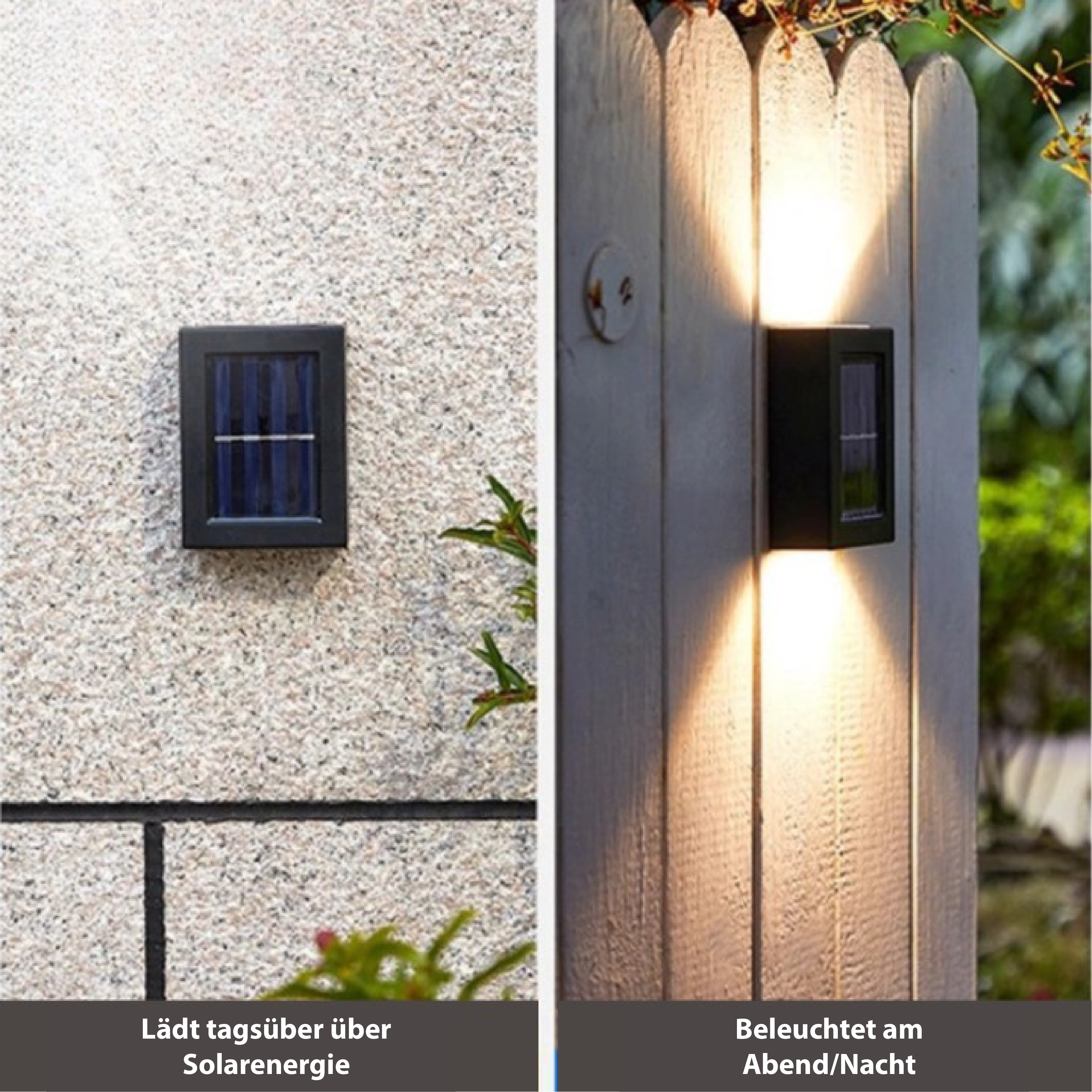 Trådlösa Solenergi LED Vägglampor | Miljövänlig Belysning