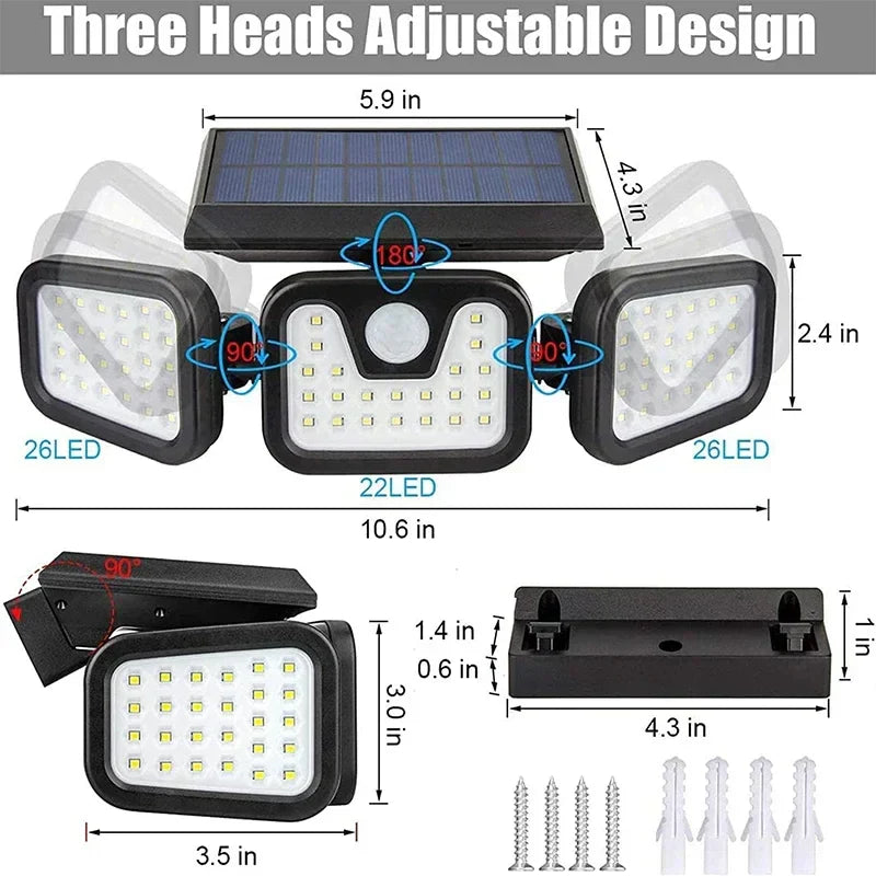 Solenergi Vägglampa - EcoBright