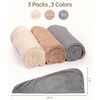 Mikrofiber Hårhandduk Wrap – Pack om 3