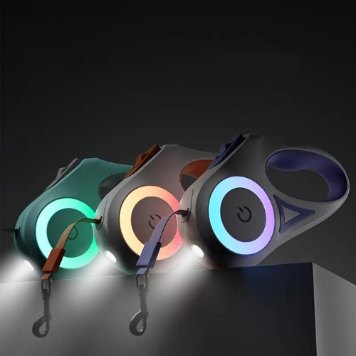 Upplyst Hundkoppel med Ficklampa – GlowGuard