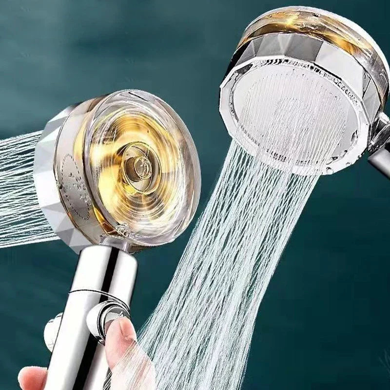 Vattenbesparande Duschhuvud med 360° Rotation - AquaTurbo