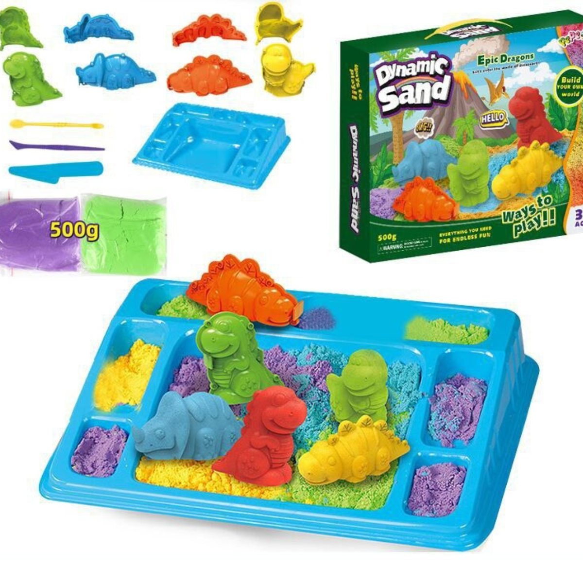Kinetisk Sand Lekset – CreativeSand