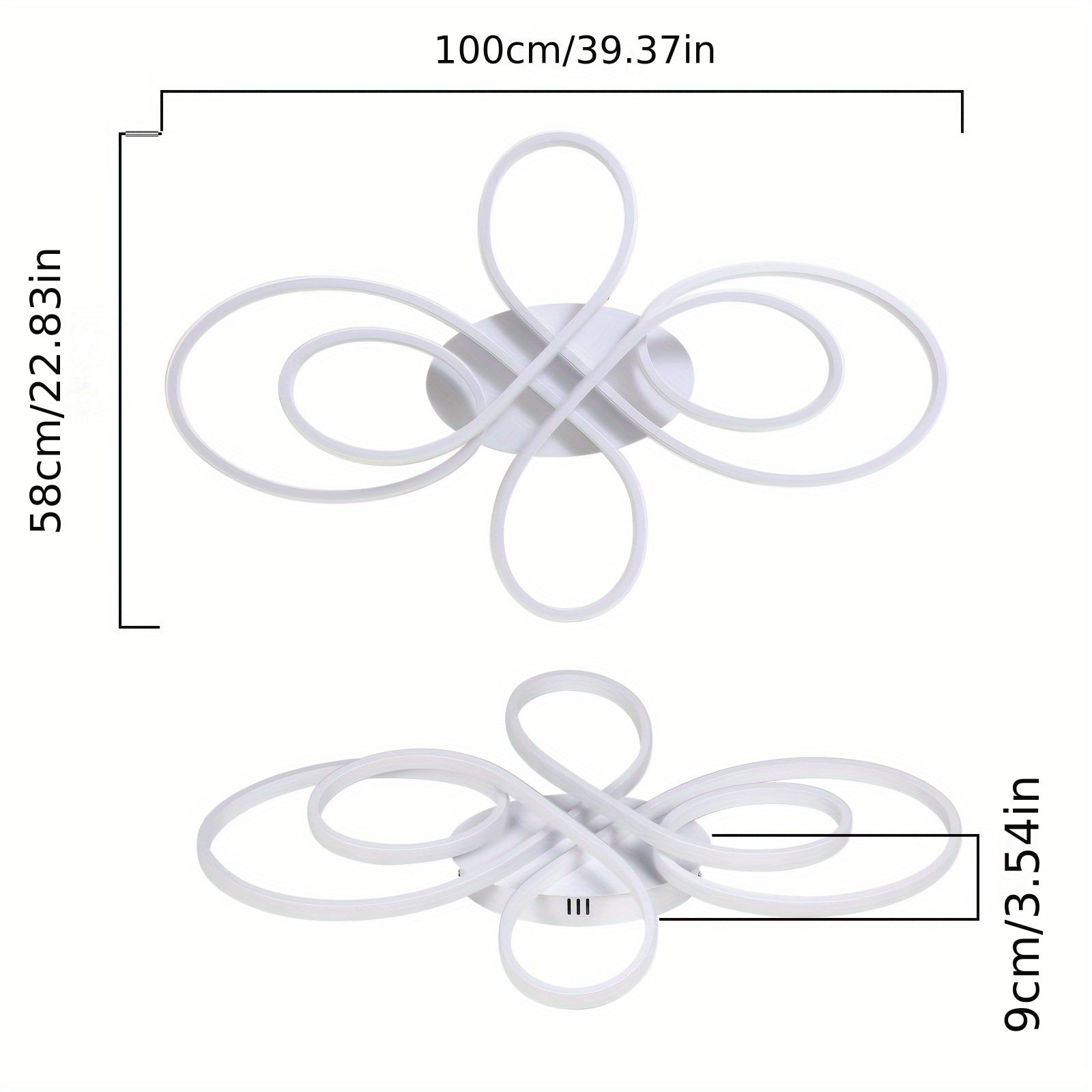 LED Taklampa 90W – Stor Diameter och Dimbar