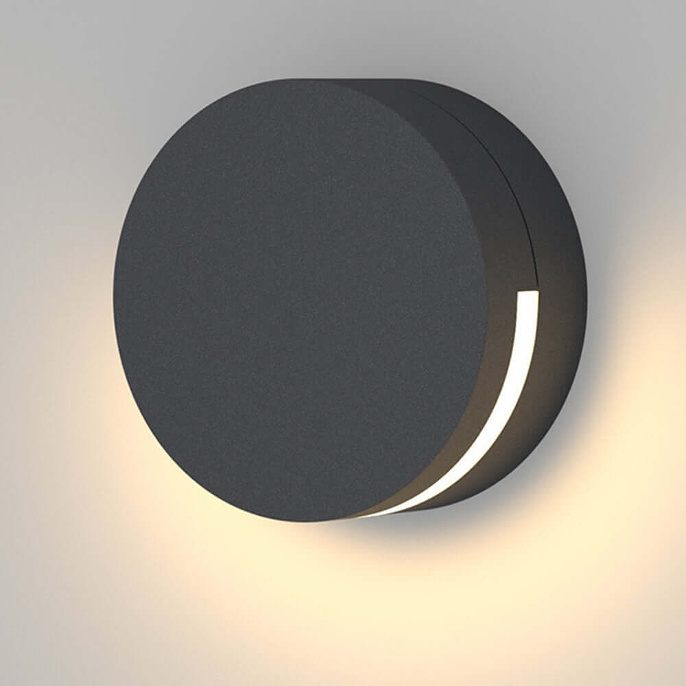 Modern Rund Utomhusvägglampa - IP65 Vattentålig