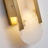 Modern Vägglampa - Alabaster & Metall