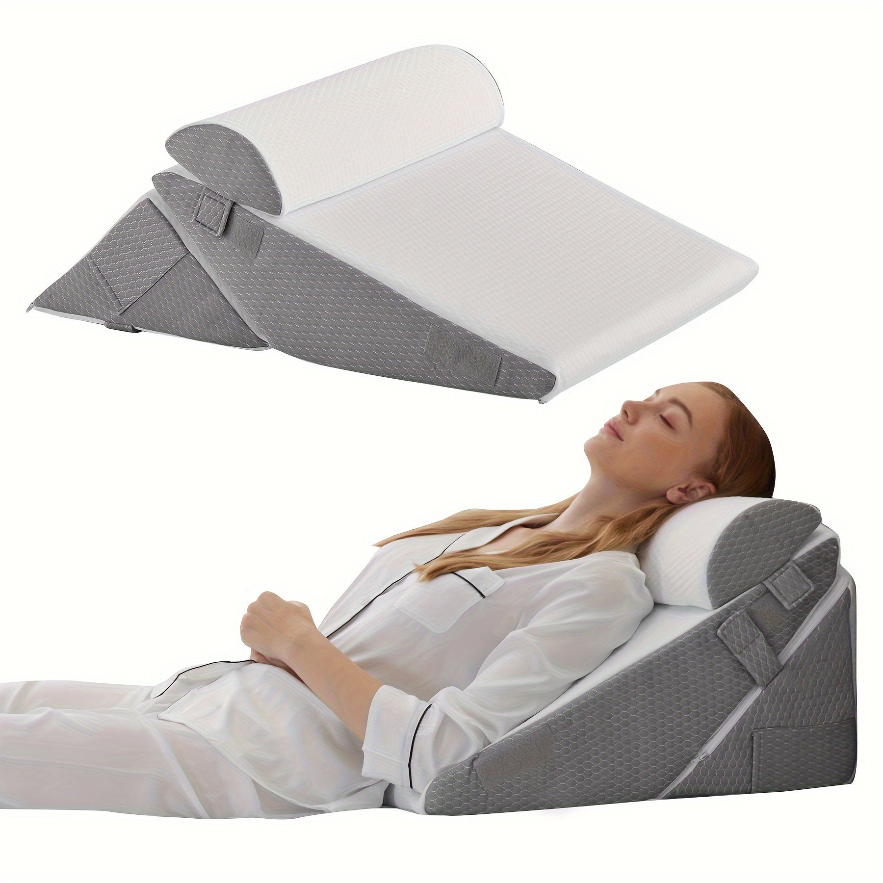 RelaxPlus Justerbar Bäddkudde – Komfort och Stöd för Återhämtning