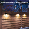 SolarGlow Halvrund LED-staketbelysning – Elegant och Hållbar