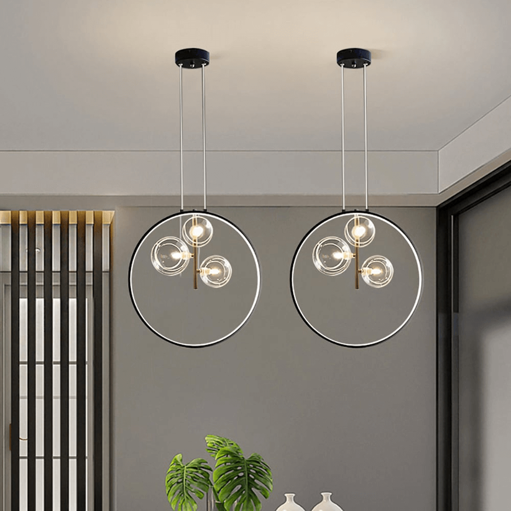 Minimalistisk Glas Hänglampa - LED Belysning
