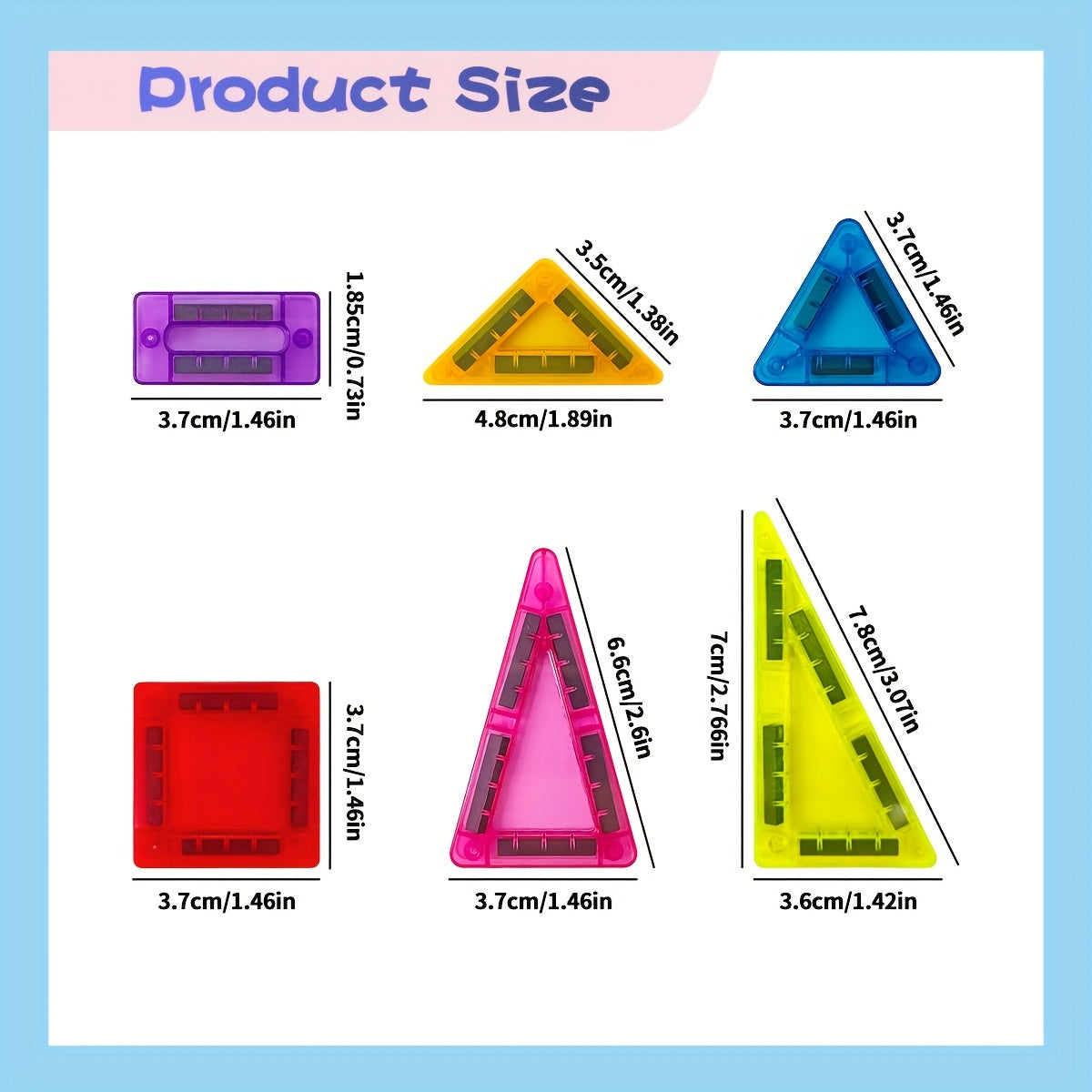 Mini Magnetiska Byggblock Set – Kompakt och Mångsidig Lekglädje