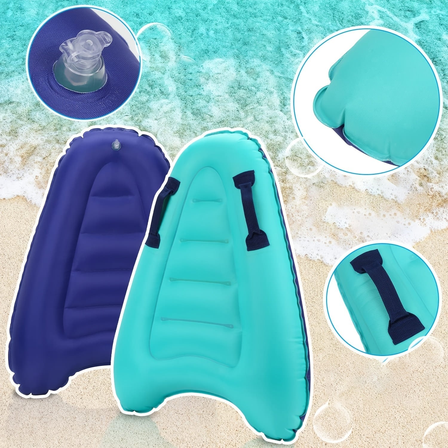 FloatBoard – Uppblåsbar Surfbräda med Handtag