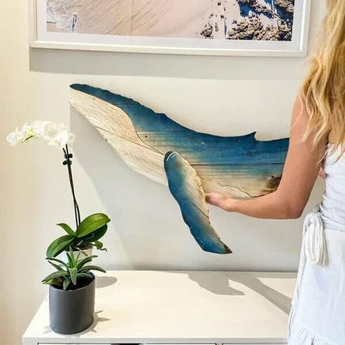 OceanHaven Tallval Wall Ornament | Elegant handgjord maritim dekoration för moderna hem