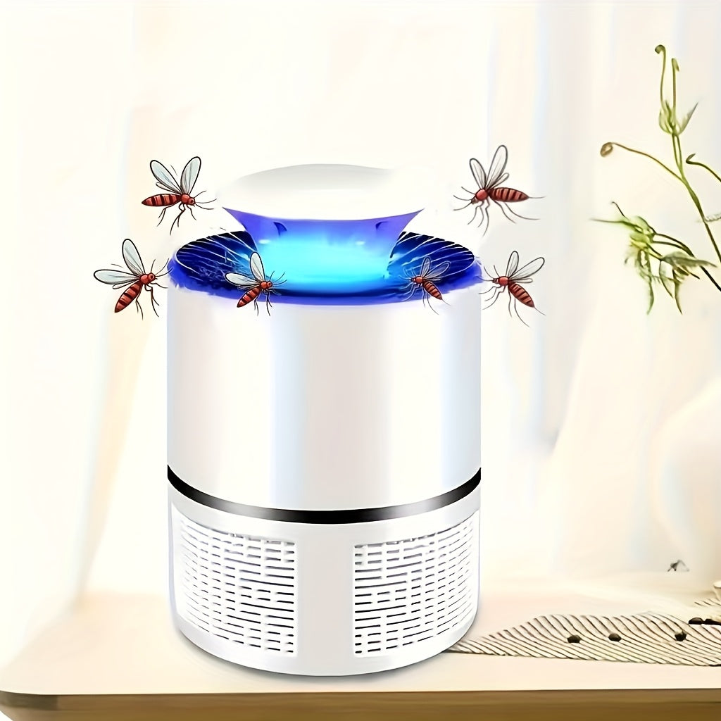 USB Tyst Mygglampa – Automatisk Insektsfångare med Blått Ljus