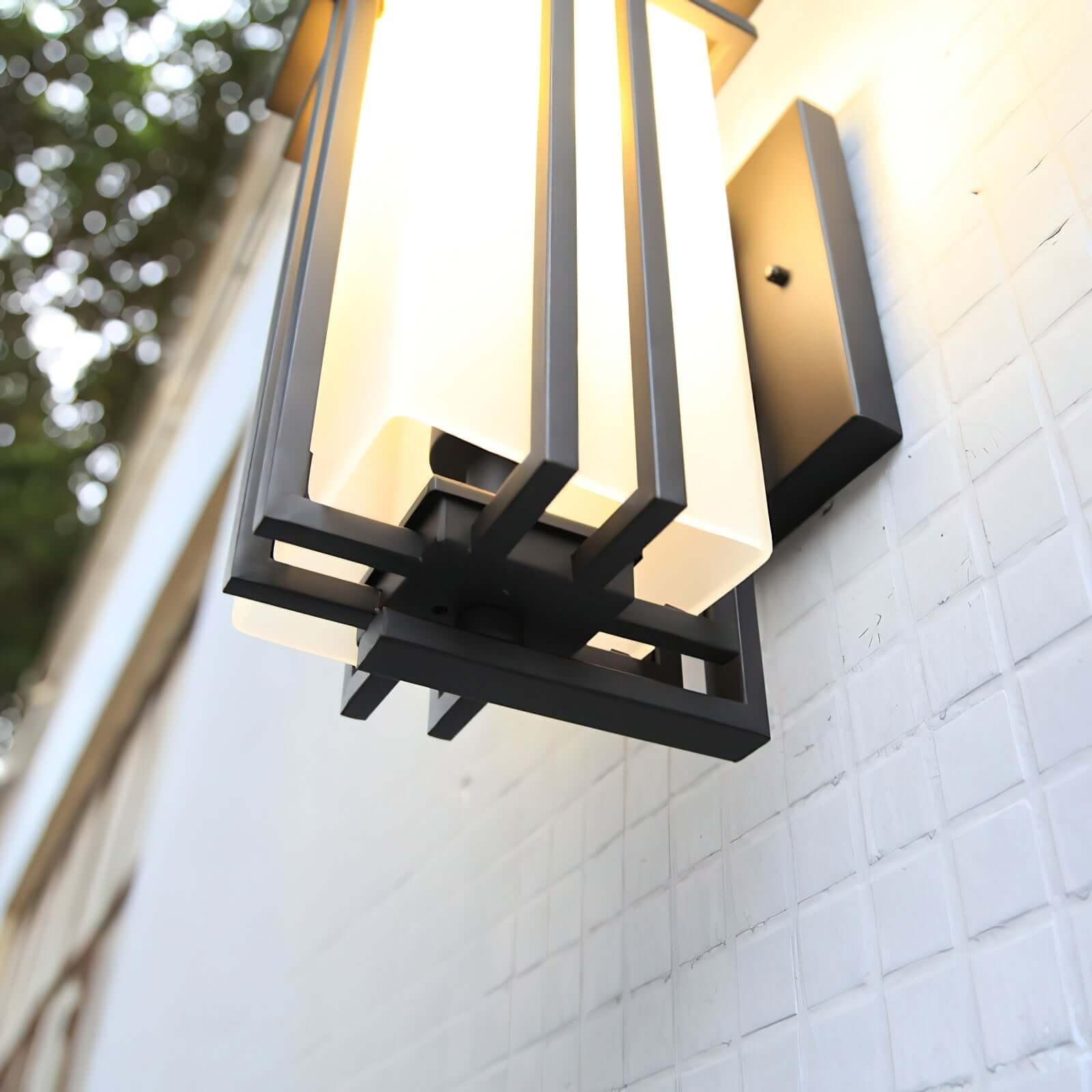 Utomhus Vägglampa - Järn & Glas